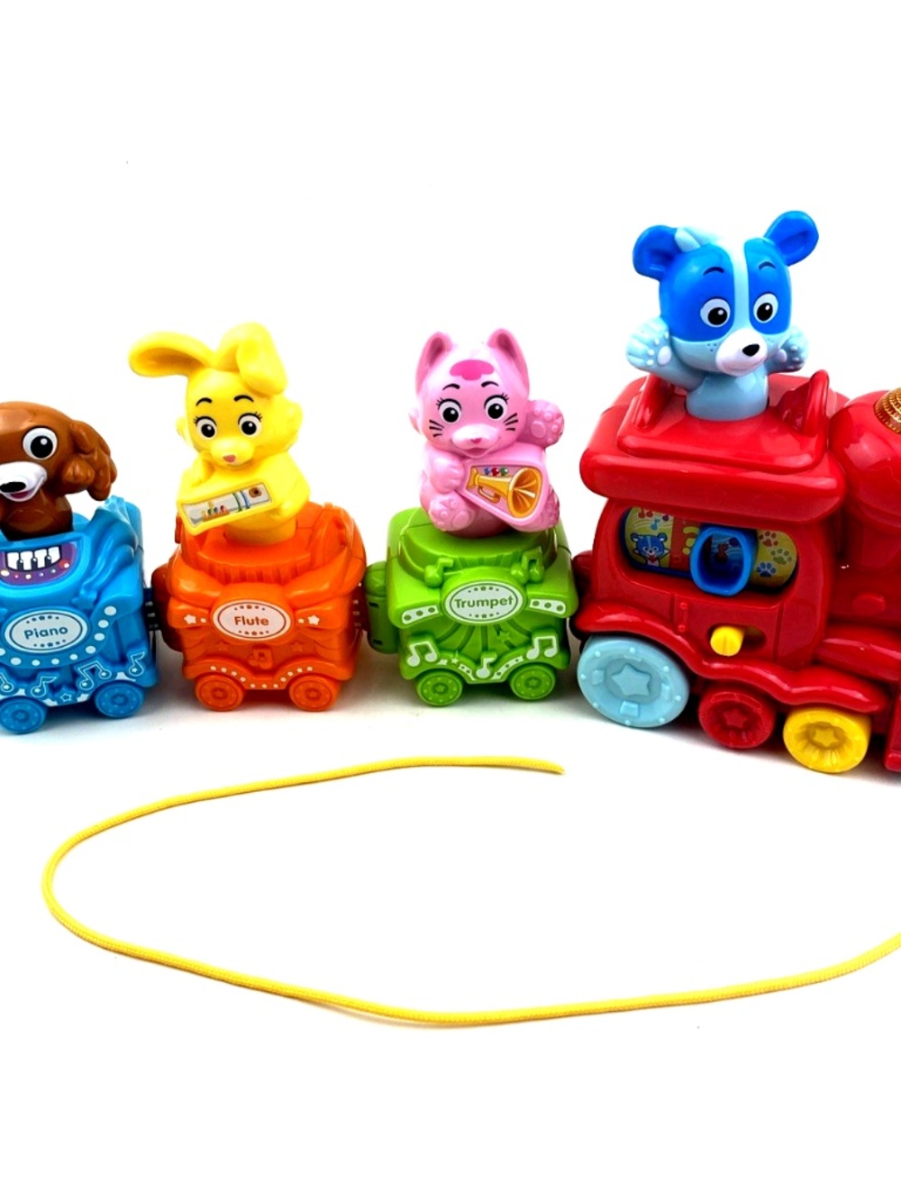 VTech Connect & Sing Animal Musical Pull Train Toys Complete Flute Piano Trumpet